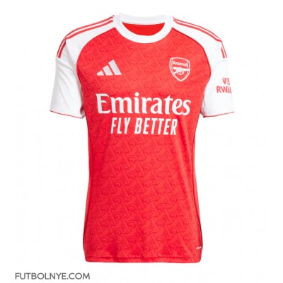 Camiseta Arsenal Jurrien Timber #12 Primera Equipación 2025-26 manga corta Camiseta Arsenal Jurrien Timber #12 Primera Equipación 2025-26 manga corta